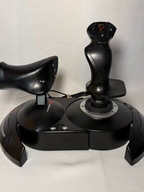 ThrustMaster T-Flight Hotas X Flight Joystick Black V.2 PC or PS3 Tested Working